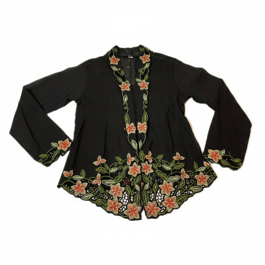 Kids Peranakan Top KPT-1-BLACK -C-6002