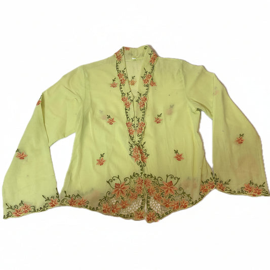 Kids Peranakan Top KPT-4-YELLOW-C-6666001