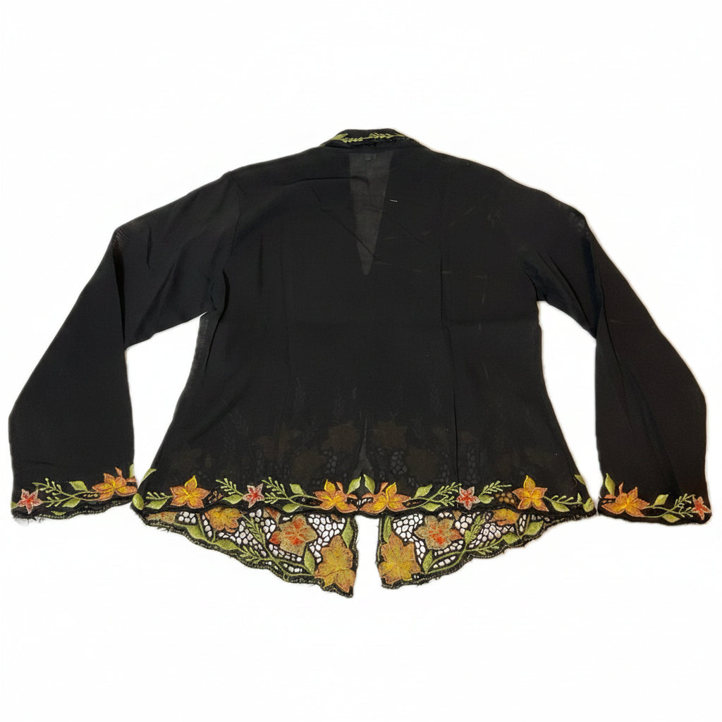Kids Peranakan Top KPT-2-BLACK-C-66002