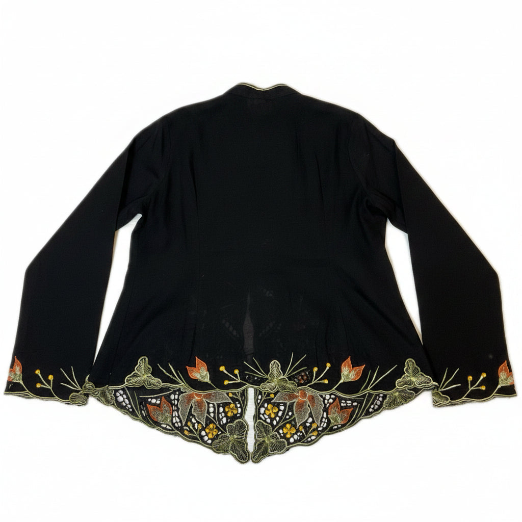 Kids Peranakan Top KPT-2-BLACK-C-66003