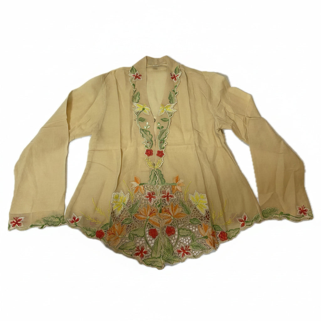 Kids Peranakan Top KPT-3-YELLOW-C-666003