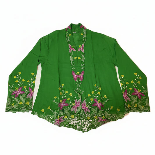 Kids Peranakan Top KPT-3-GREEN-C-666004