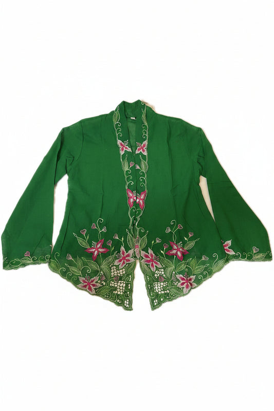 Kids Peranakan Top KPT-2-GREEN-C-66001