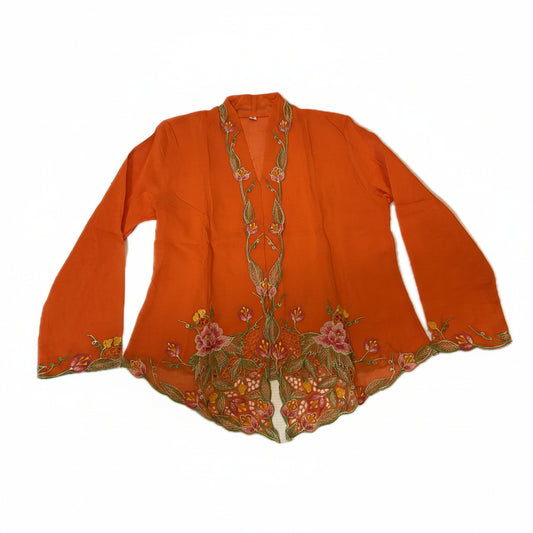 Kids Peranakan Top KPT-4-ORANGE-C-6666005