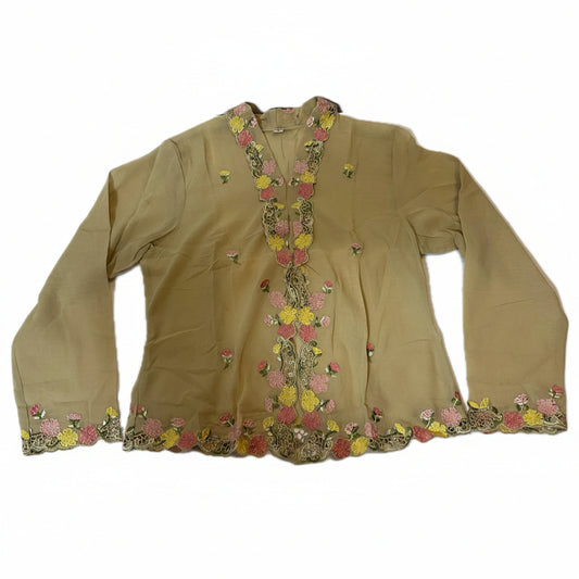 Kids Peranakan Top KPT-4-BEIGE-C-6666006