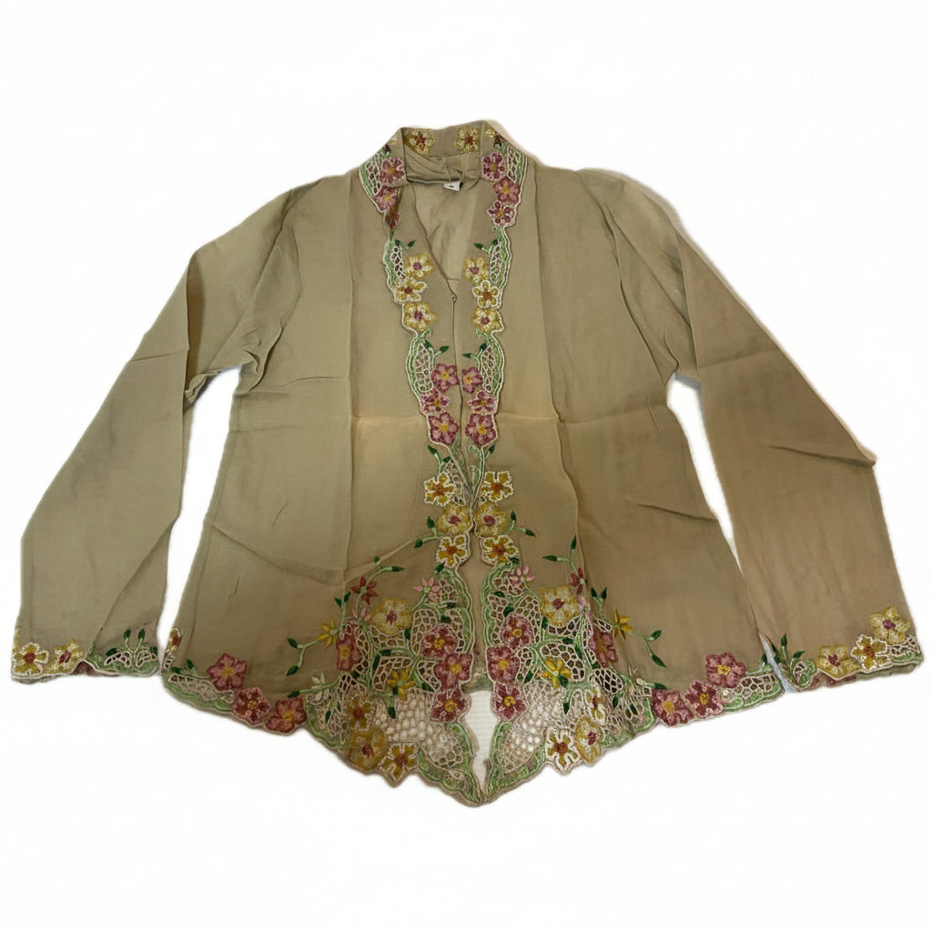 Kids Peranakan Top KPT-4-BEIGE-C-6666007