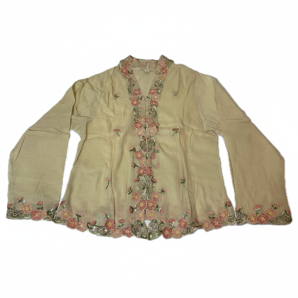 Kids Peranakan Top KPT-4-BEIGE-C-6666008