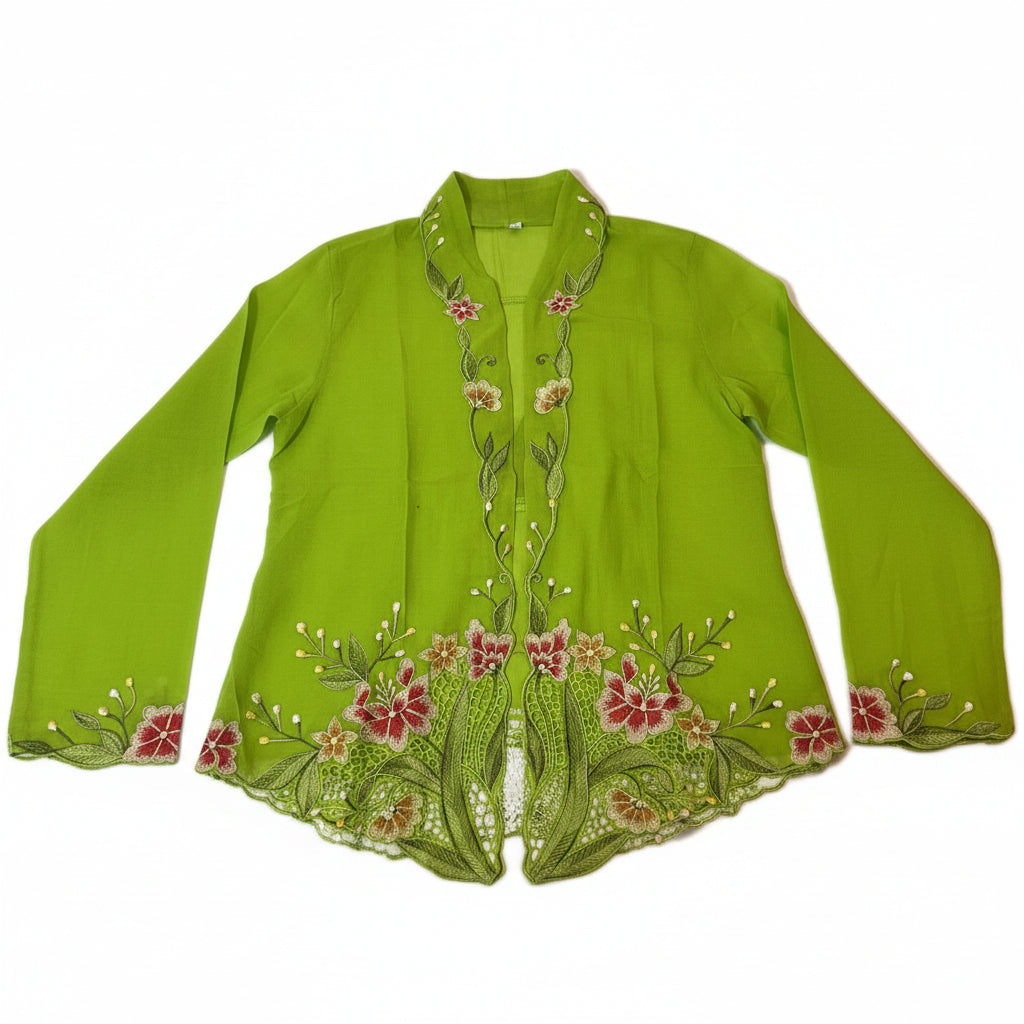 Kids Peranakan Top KPT-4-GREEN-C-66660010