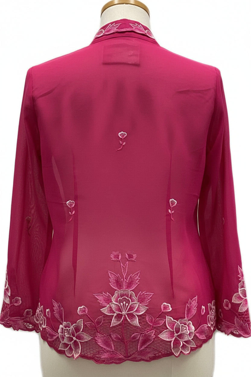 Standard Peranakan Top SPT-PINK-A6022-A66666022