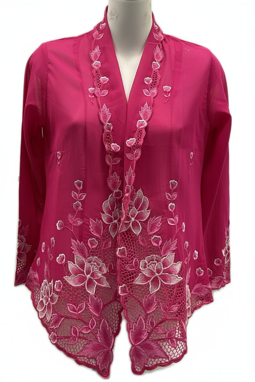 Standard Peranakan Top SPT-PINK-A6022-A66666022