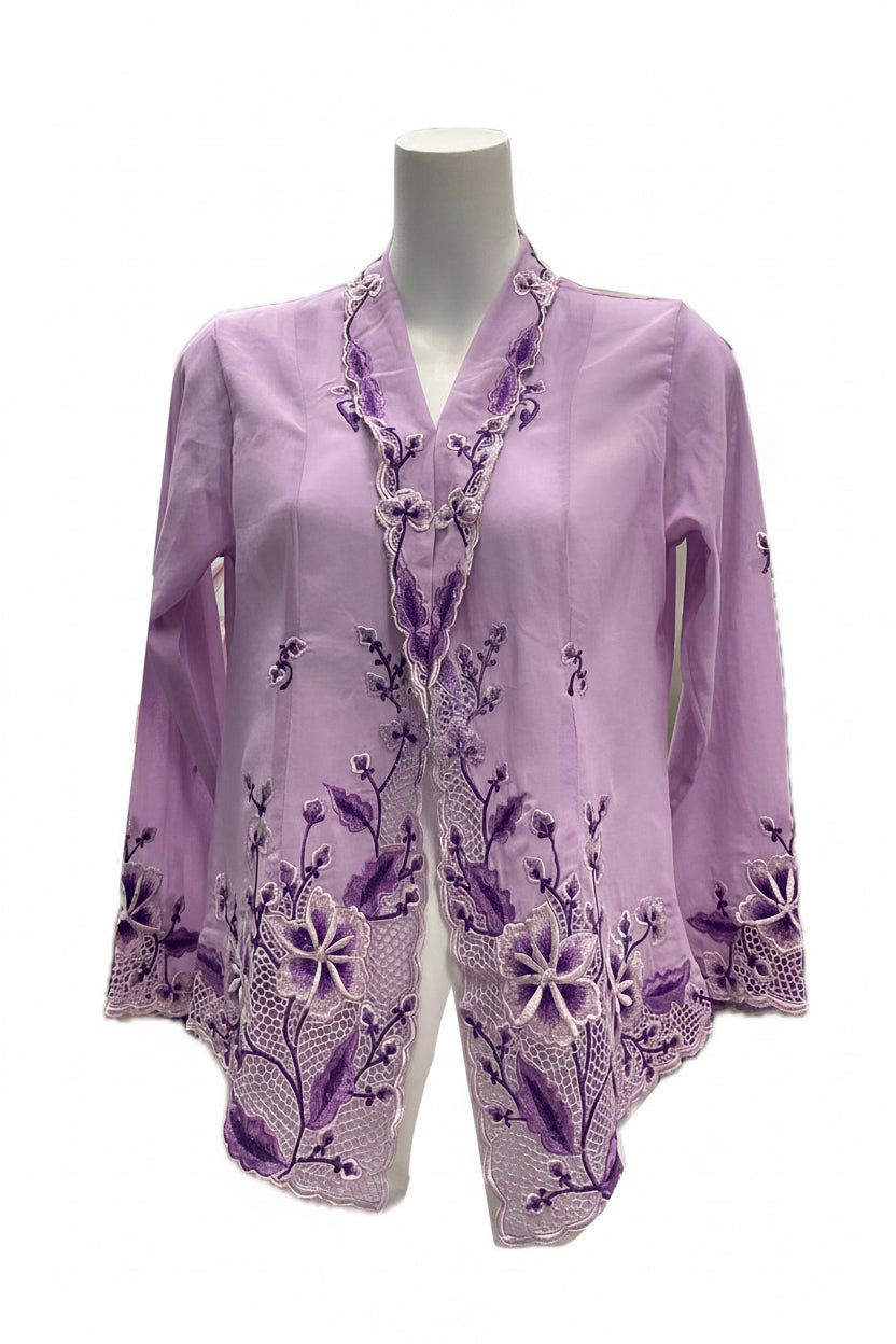 Standard Peranakan Top SPT-PURPLE-A6023-A66666023