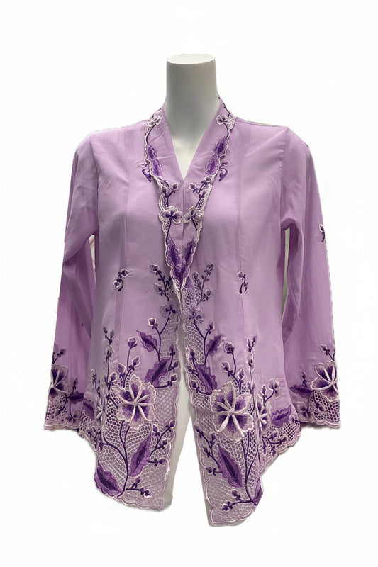 Standard Peranakan Top SPT-PURPLE-A6023-A66666023