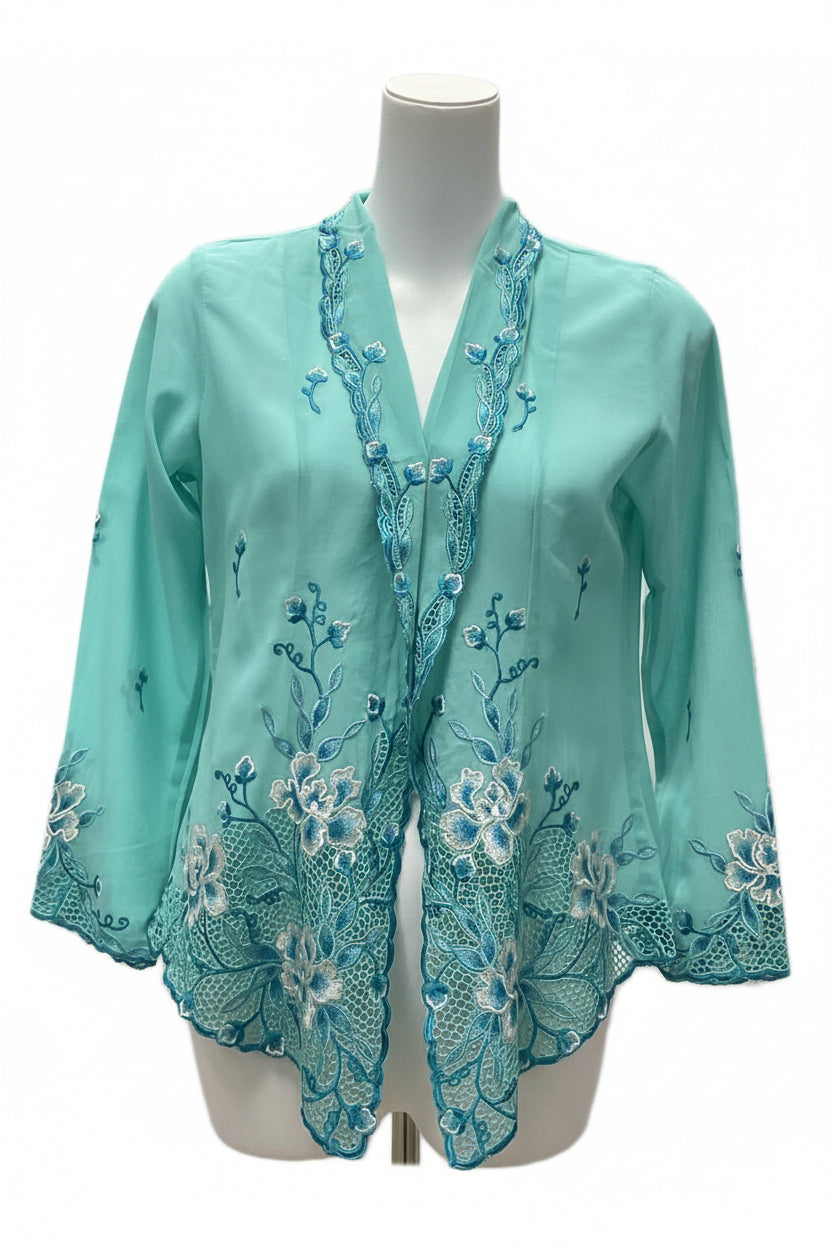 Standard Peranakan Top SPT-GREEN-A6026-A66666026