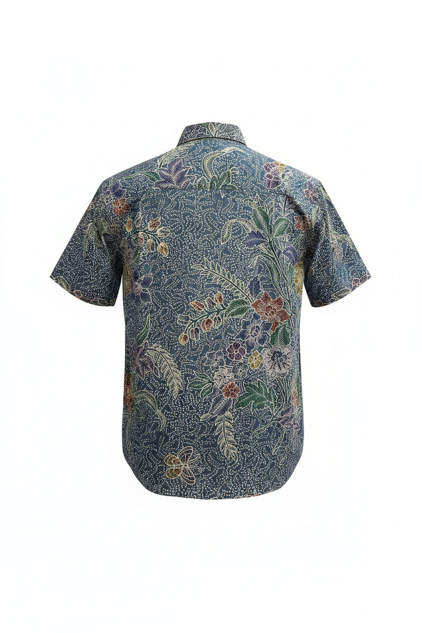 Mens Batik Top MBT-M-BLUE-2022