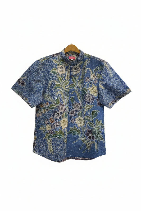 Mens Batik Top MBT-XXL-BLUE-2222003
