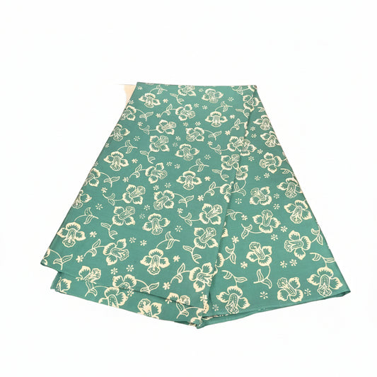 Hand Draw Batik Fabric HDBF-2M-GREEN-A7000