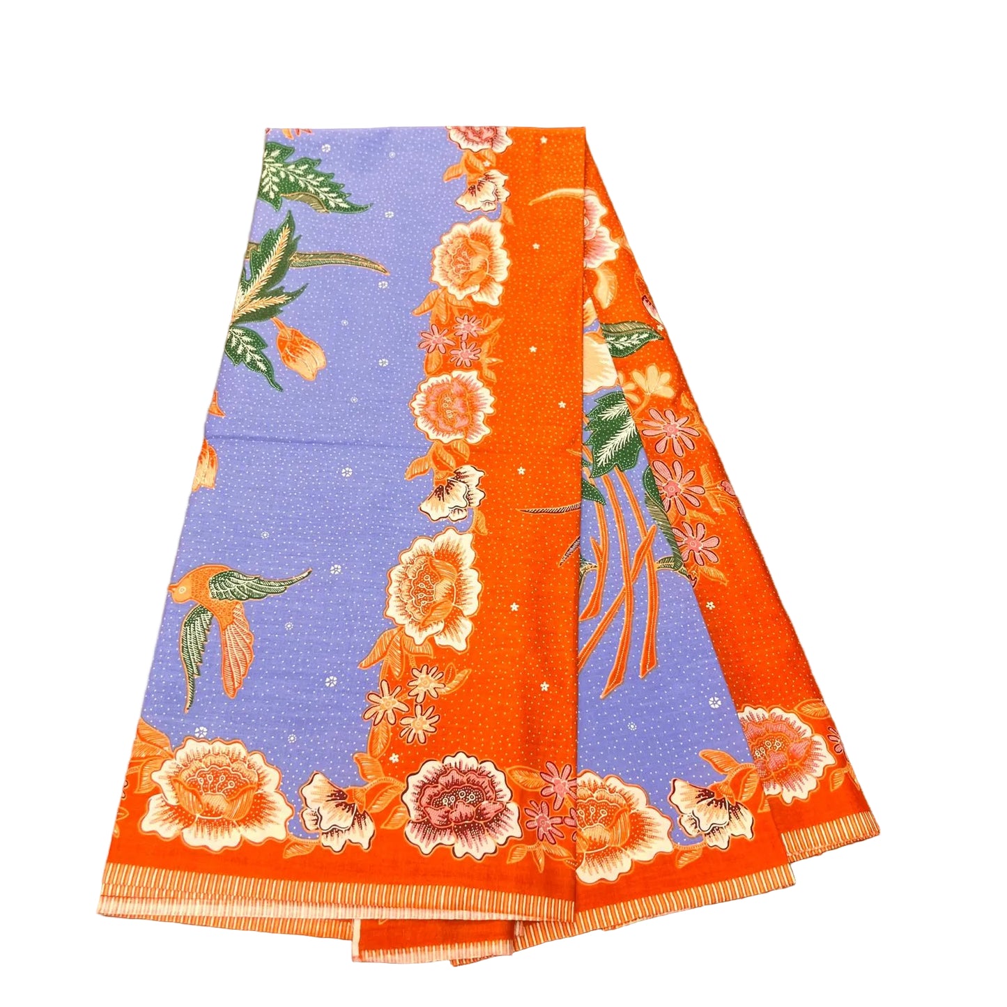 Hand Draw Batik Fabric HDBF-2M-BLUE-A70022