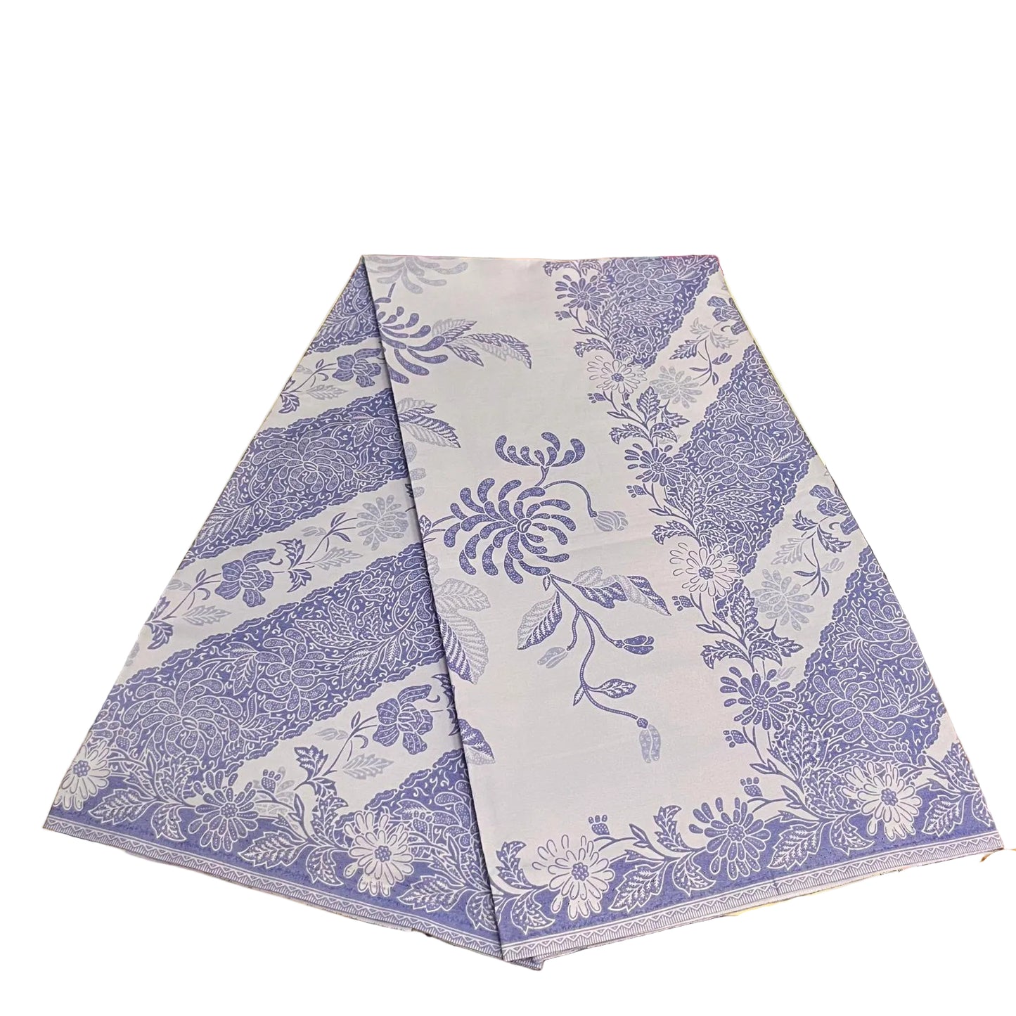 Handstamp Batik Fabric HSBF-2M-BLUE-90136