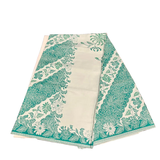 Handstamp Batik Fabric HSBF-2M-GREEN-90138