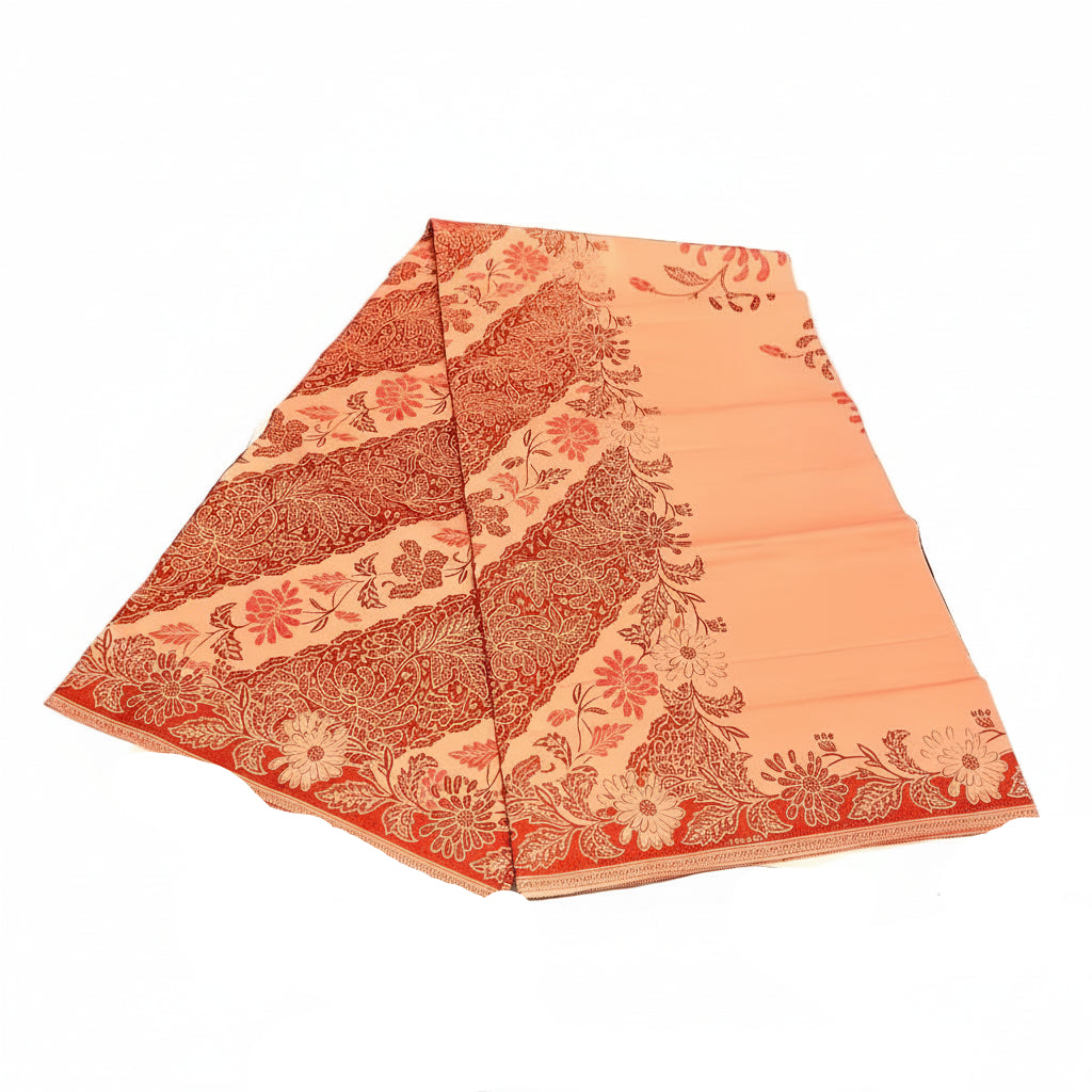 Handstamp Batik Fabric HSBF-2M-BROWN-90140