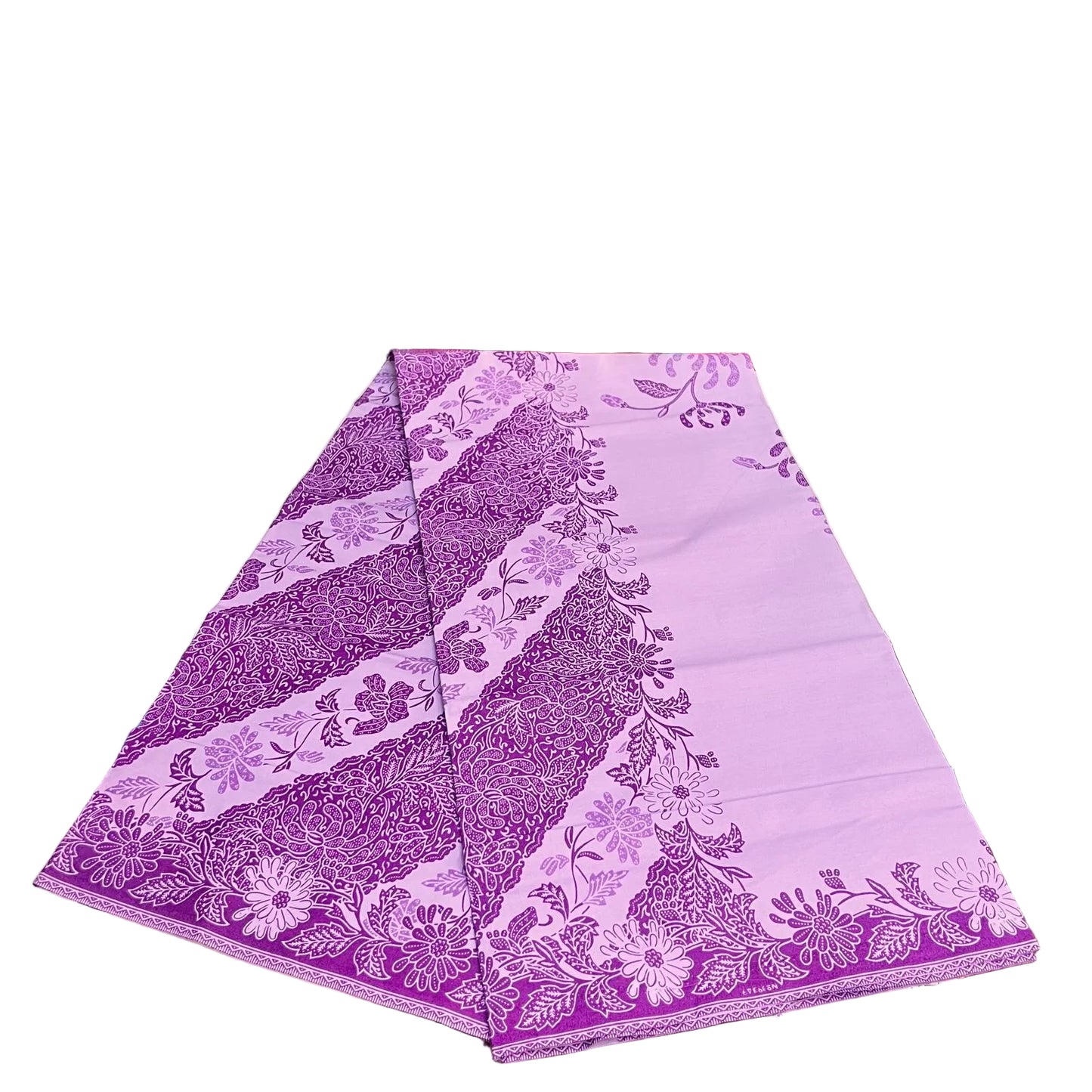 Handstamp Batik Fabric HSBF-2M-PURPLE-90143