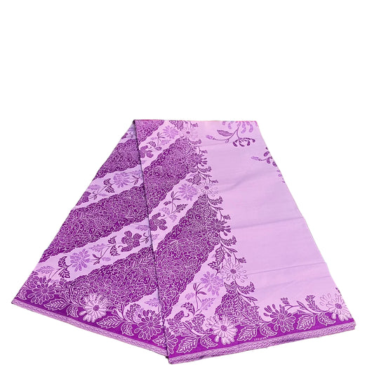 Handstamp Batik Fabric HSBF-2M-PURPLE-90143