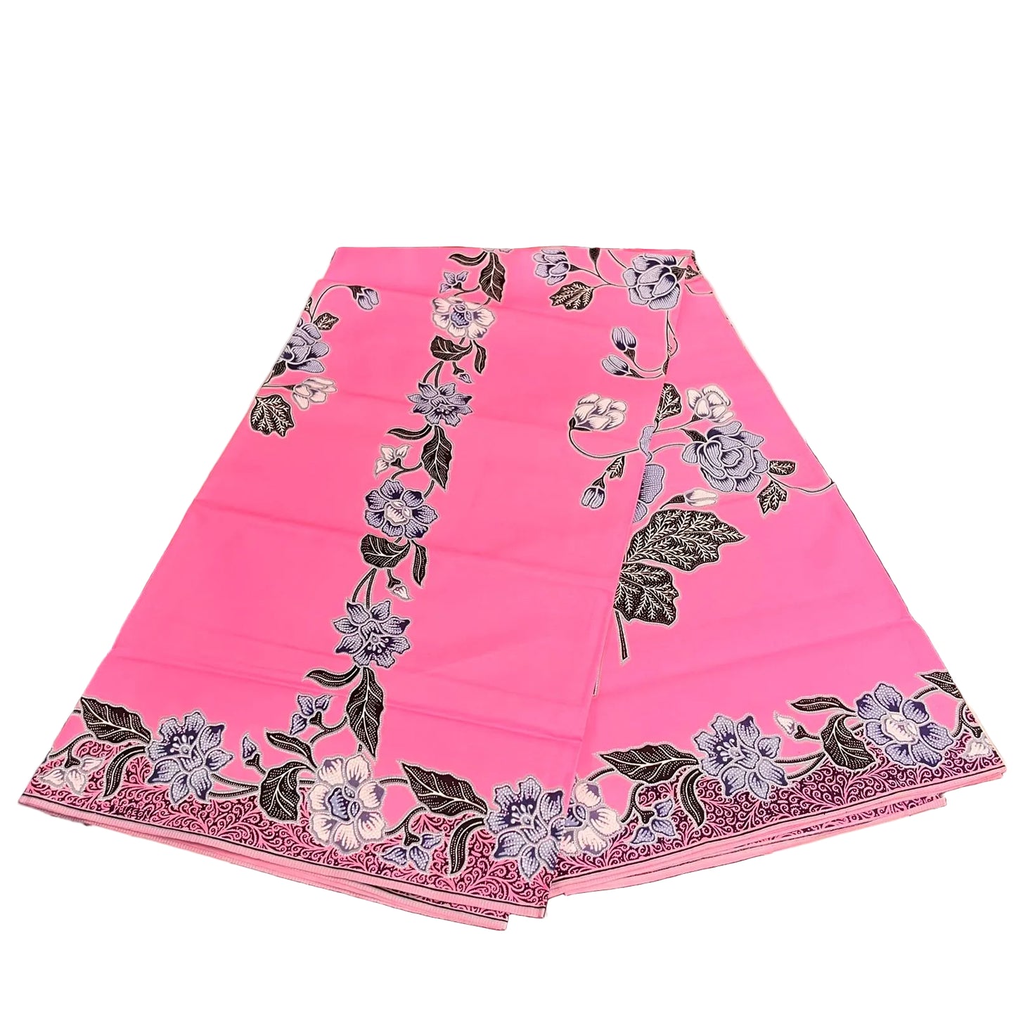 Handstamp Batik Fabric HSBF-2M-PINK-90145