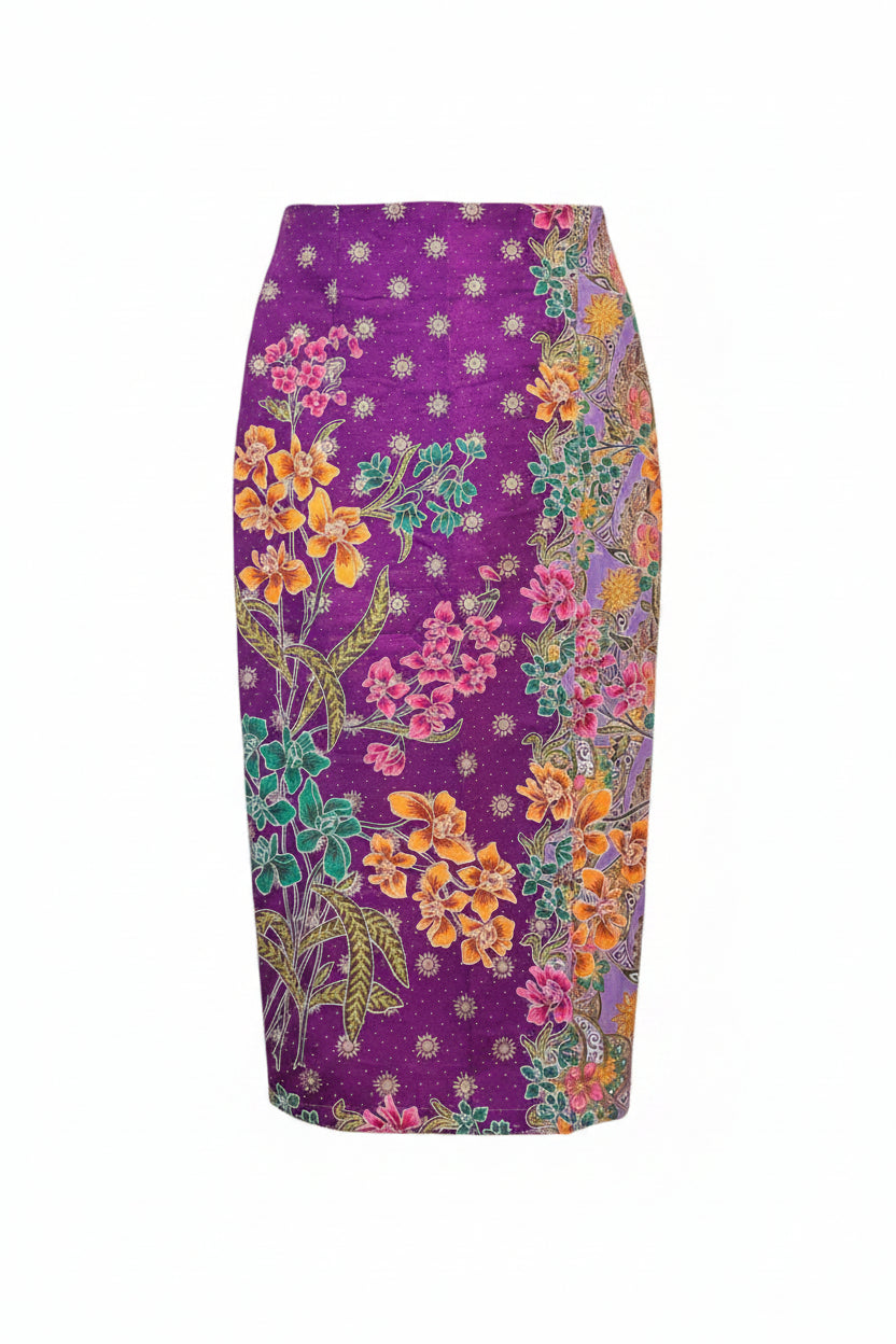 Ladies Batik Sarong LBS-XL-PURPLE-3333044