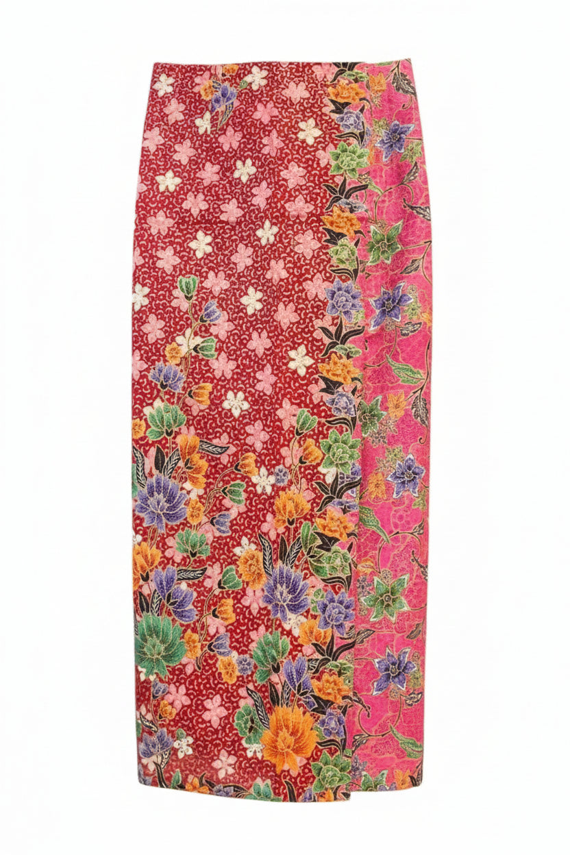 Ladies Batik Sarong LBS-L-PINK-333041