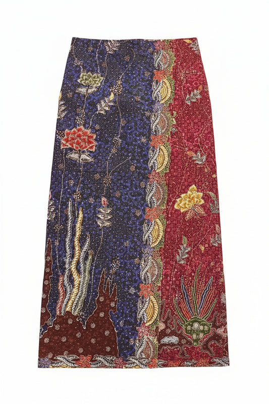 Ladies Batik Sarong LBS-L-PURPLE-333042