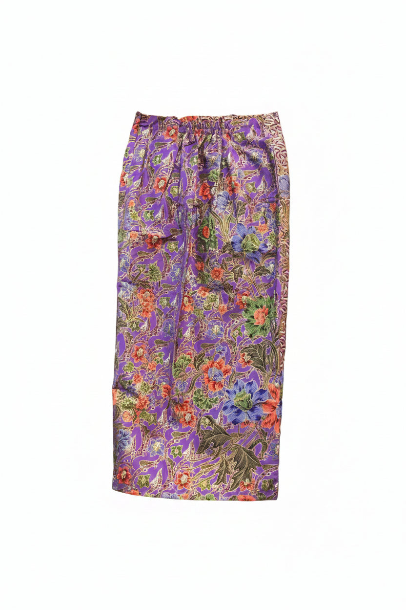 Ladies Batik Sarong LBS-L-PURPLE-333044