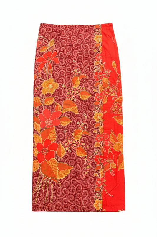 Ladies Batik Sarong LBS-M-RED-33039