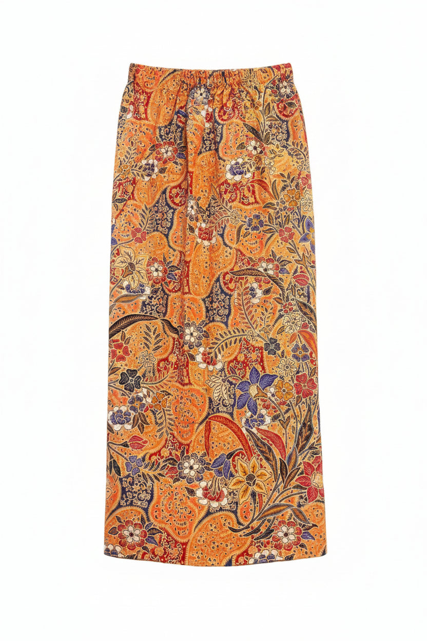 Ladies Batik Sarong LBS-M-RED-33042