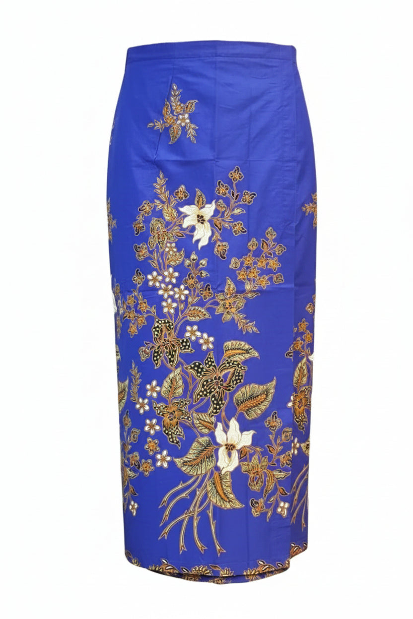Ladies Batik Sarong LBS-M-BLUE-33045
