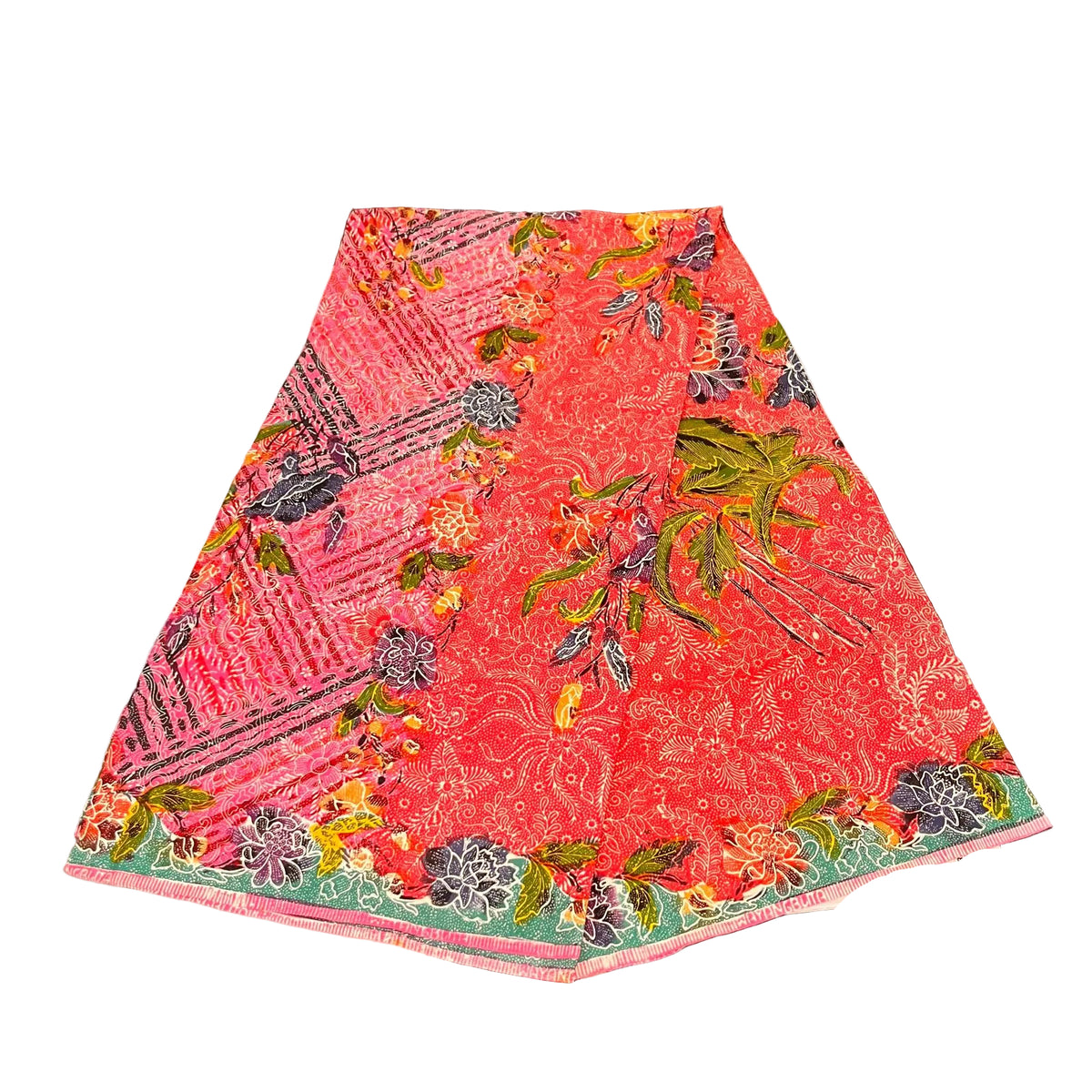 Hand Draw Batik Fabric HDBF-2M-PINK-A15024