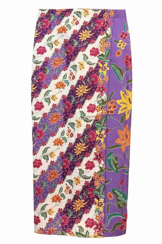 Ladies Batik Sarong LBS-L-PURPLE-333037