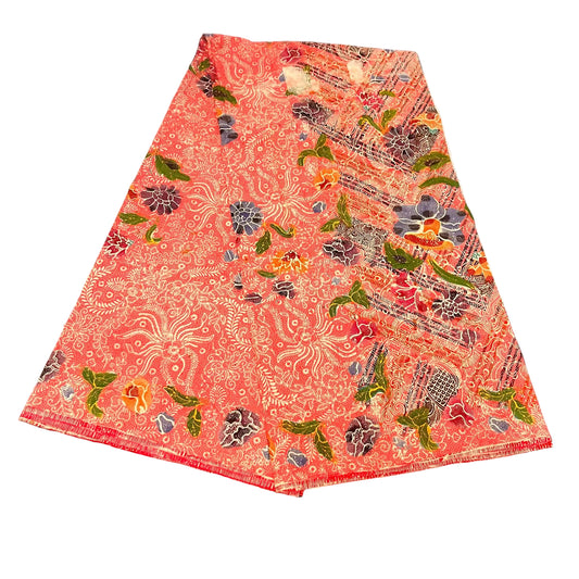 Hand Draw Batik Fabric HDBF-2M-PINK-A15030