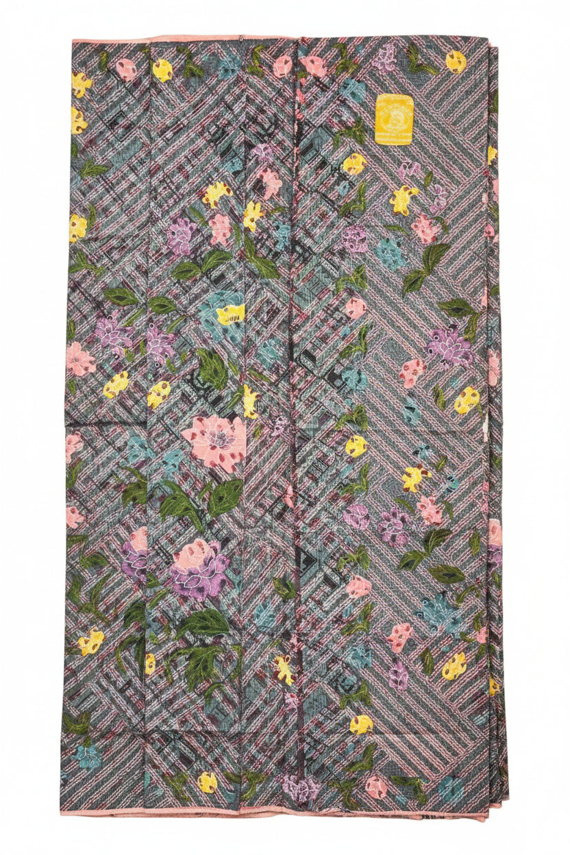 Hand Draw Batik Fabric HDBF-2M-PURPLE-A15032