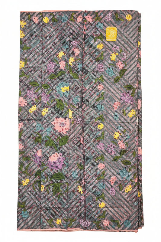 Hand Draw Batik Fabric HDBF-2M-PURPLE-A15032