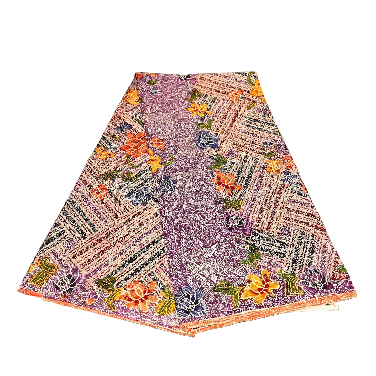 Hand Draw Batik Fabric HDBF-2M-PURPLE-A15043