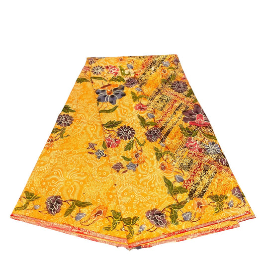 Hand Draw Batik Fabric HDBF-2M-BEIGE-A15045