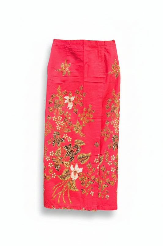 Ladies Batik Sarong LBS-L-PINK-333046