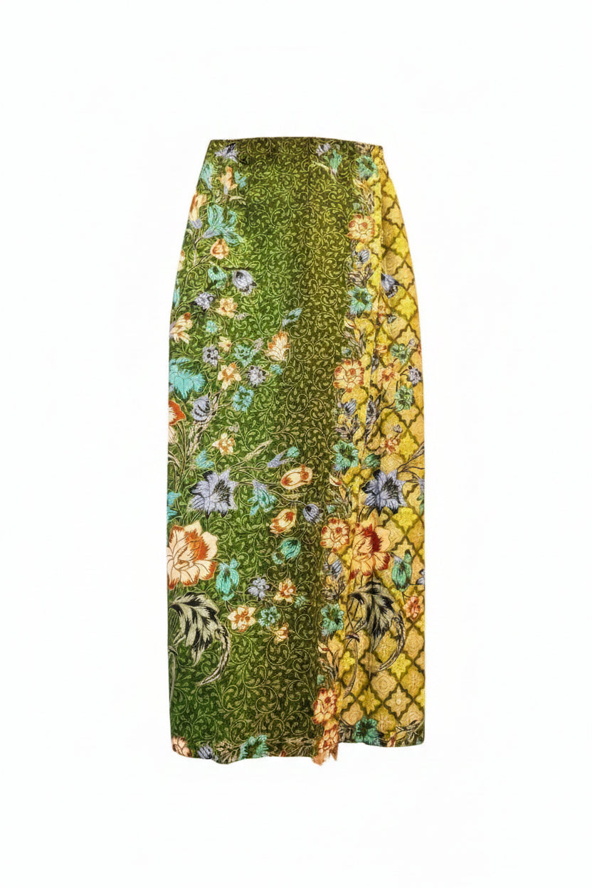 Ladies Batik Sarong LBS-S-GREEN-3040