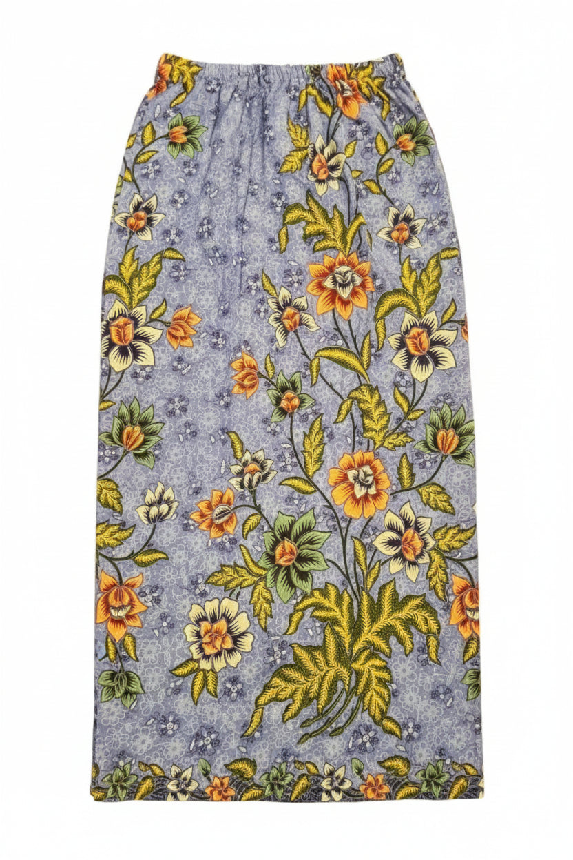 Ladies Batik Sarong LBS-S-BLUE-3042