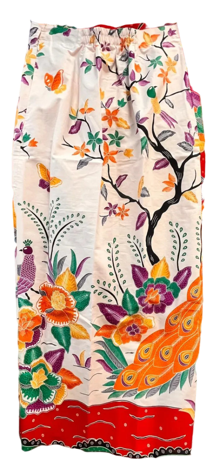 Ladies Batik Sarong LBS-M-RED-33049