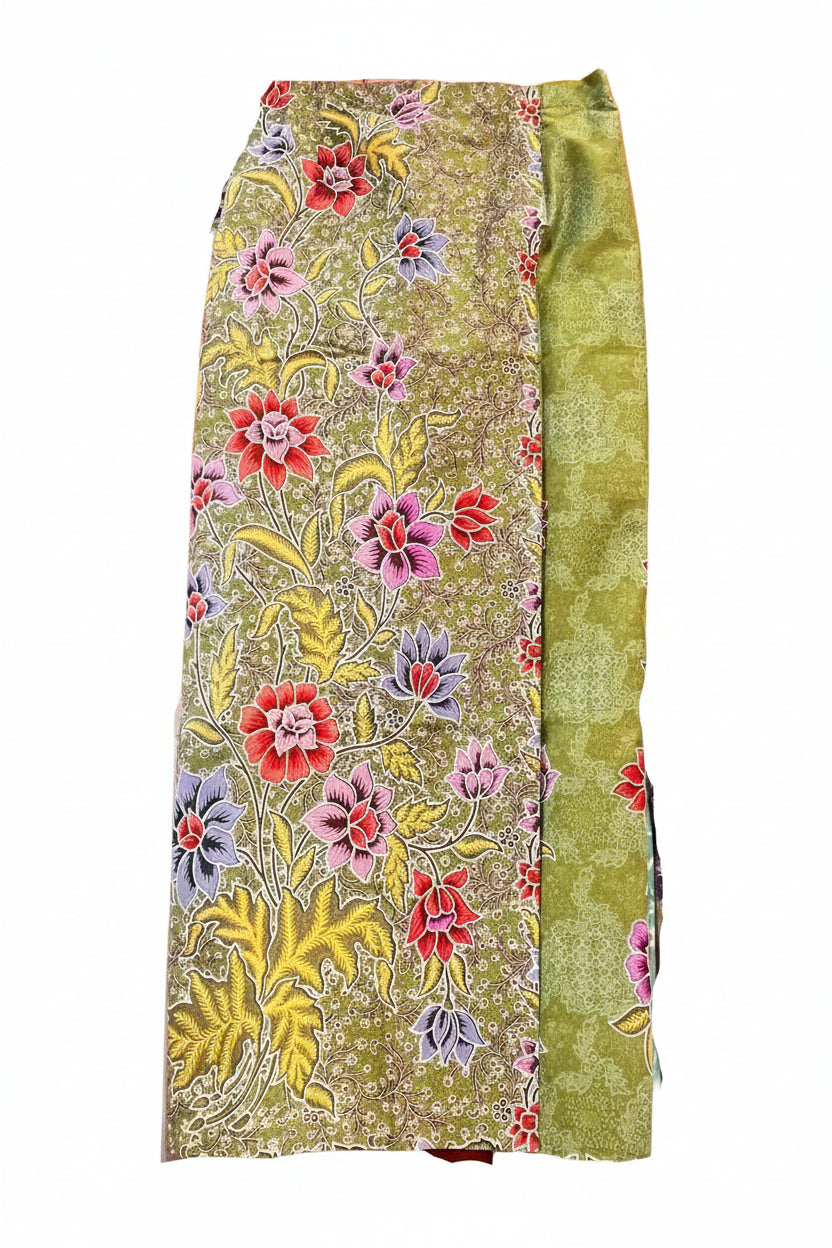 Ladies Batik Sarong LBS-M-GREEN-33050