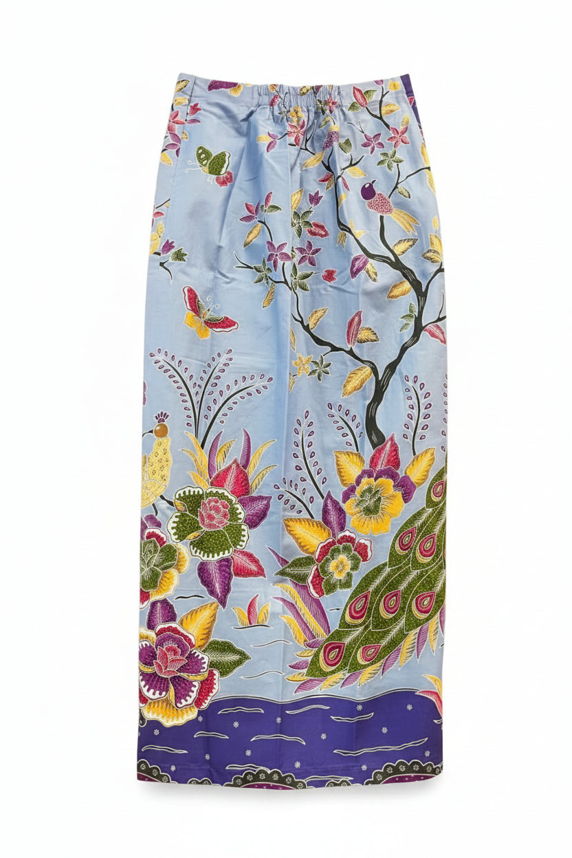 Ladies Batik Sarong LBS-M-BLUE-33051