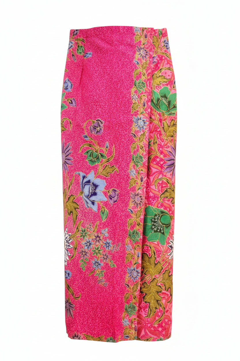 Ladies Batik Sarong LBS-L-PINK-333050
