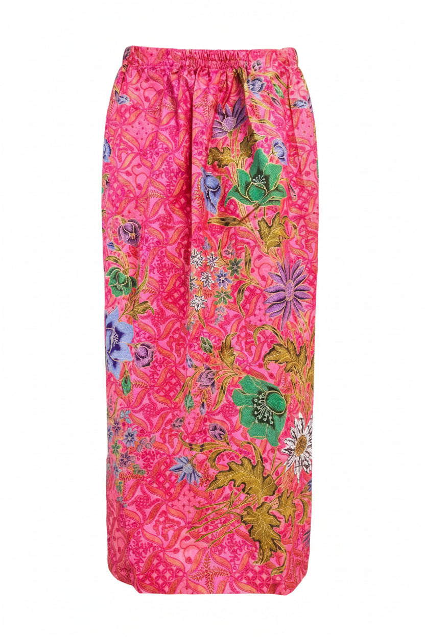 Ladies Batik Sarong LBS-L-PINK-333050