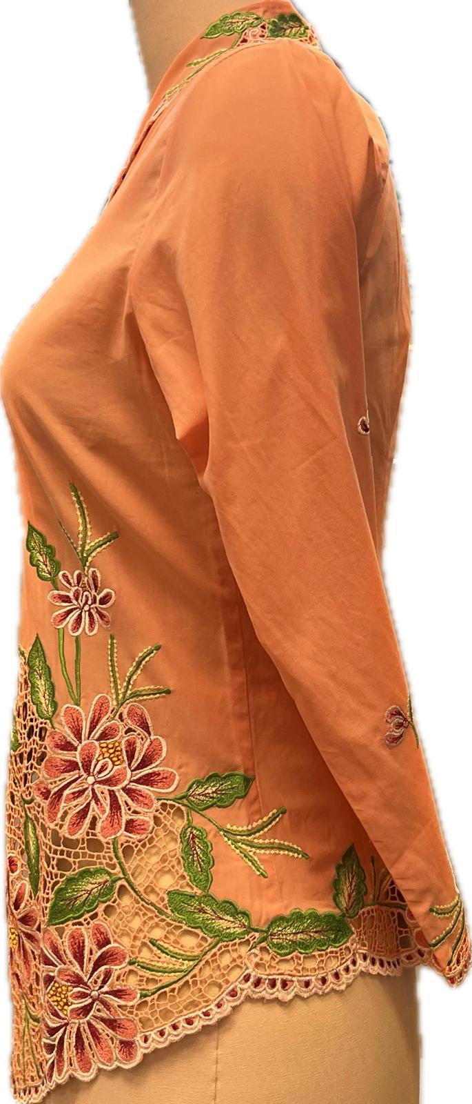 Premium Peranakan Top PPT-M-PEACH-B66028